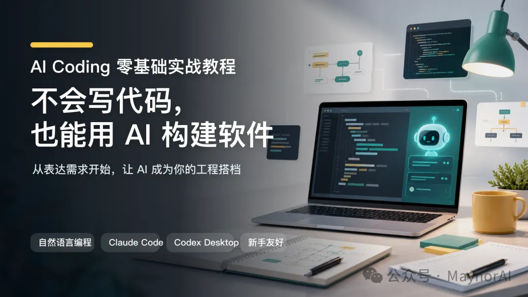 AI Coding 零基礎實戰教程封面