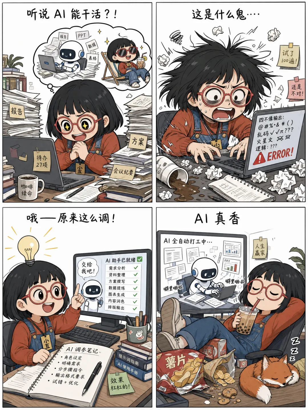 四格漫畫心路歷程