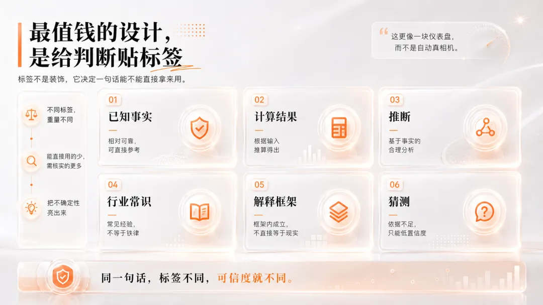六種判斷標籤及其使用邊界