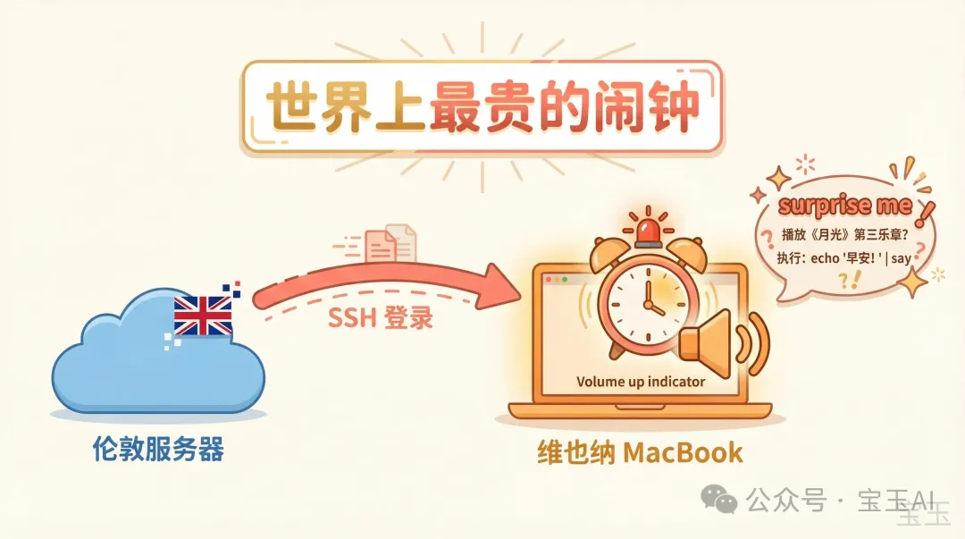 世界上最貴的鬧鐘:倫敦服務器 SSH 到維也納 MacBook