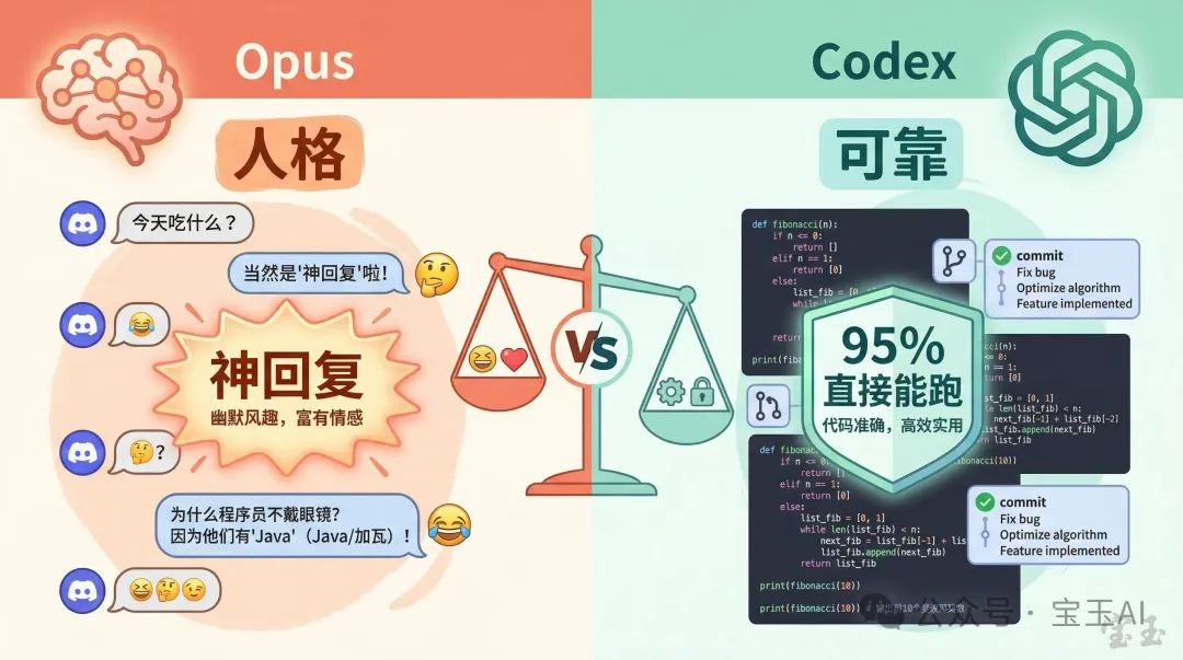 模型對比:Opus 有人格,Codex 更可靠