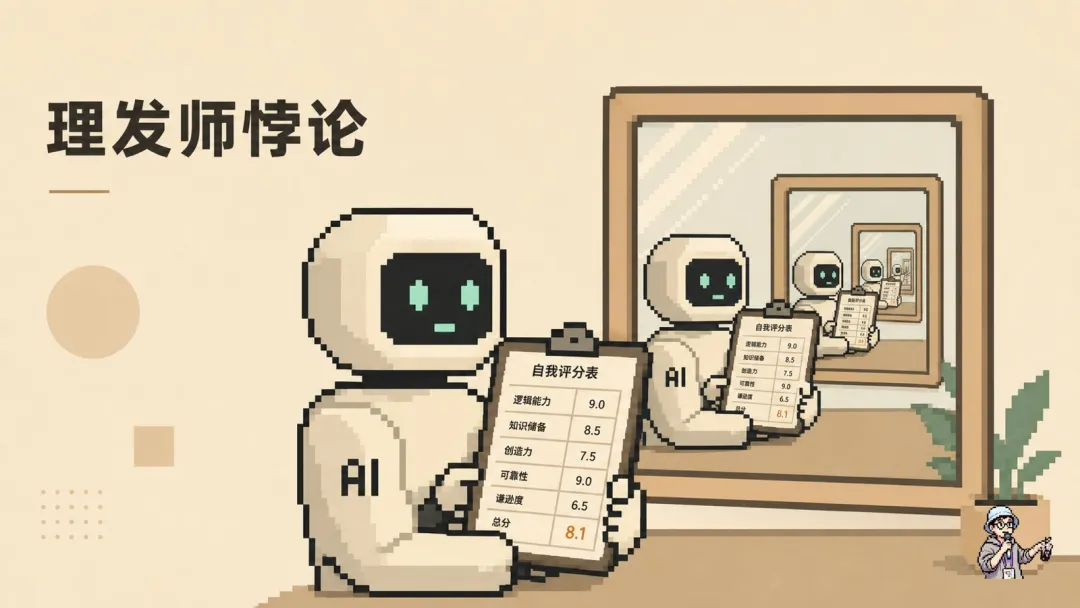 理髮師悖論:darwin 給自己打分,撞上自己定的規則