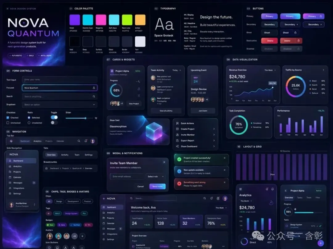 一句話生成的完整 UI 設計系統