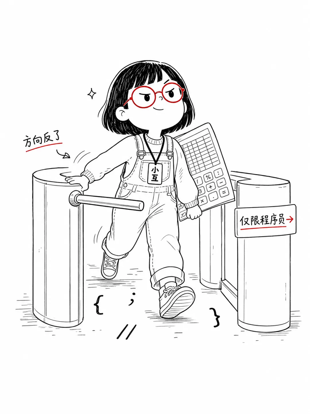 方向反了：不是程序員下凡，是表格人上樓