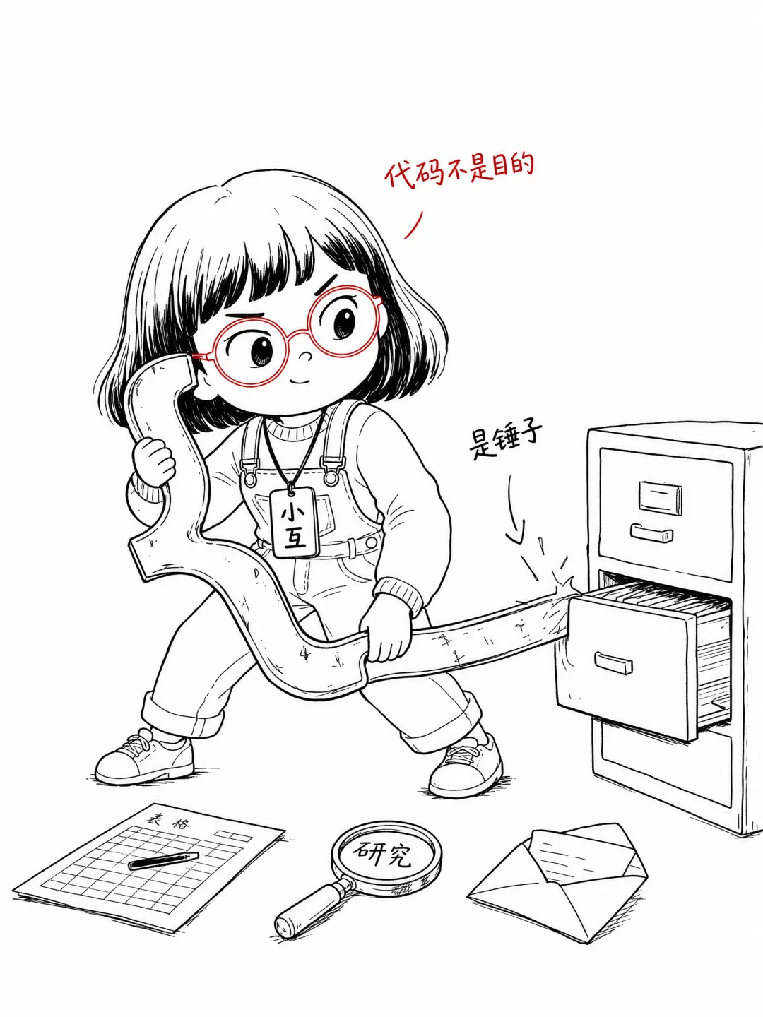 代碼不是目的，是錘子
