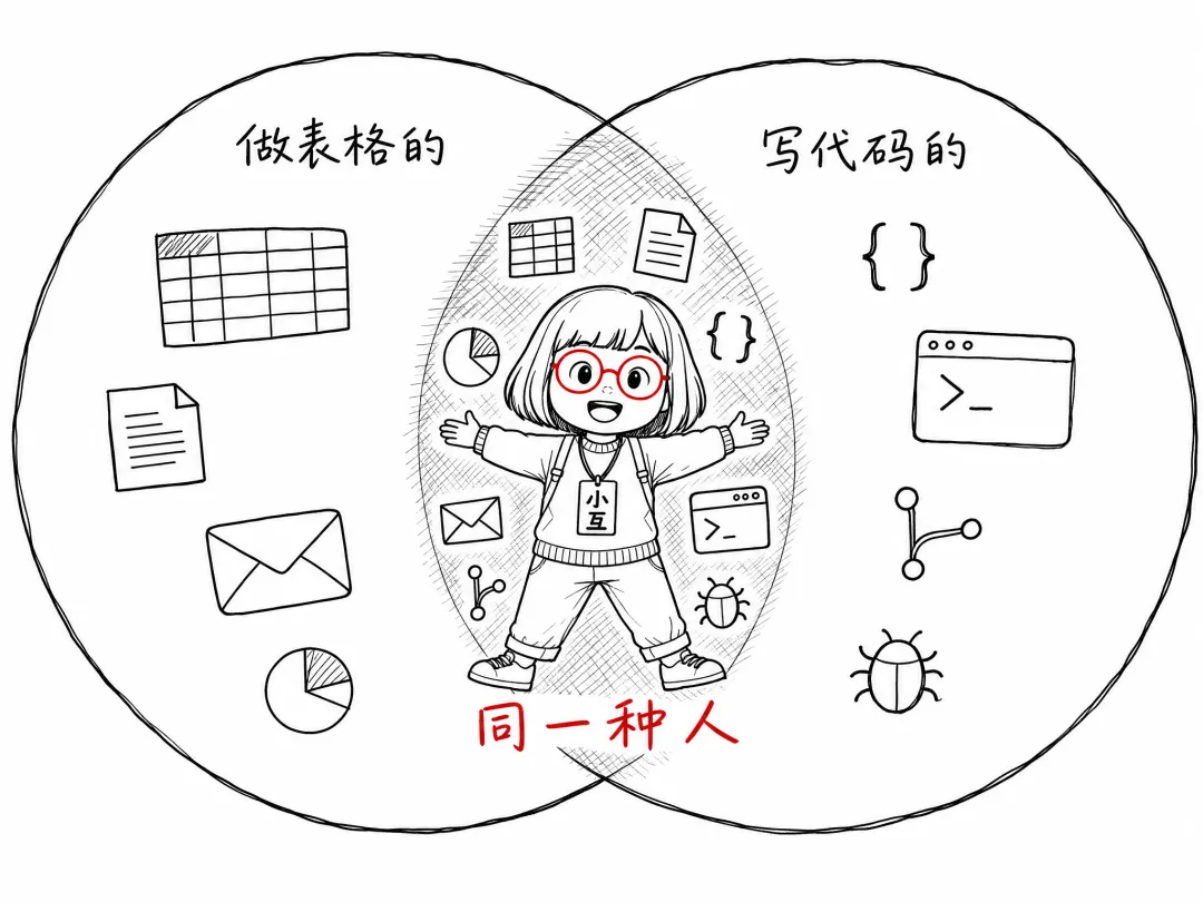 做表格的和寫代碼的，正在變成同一種人